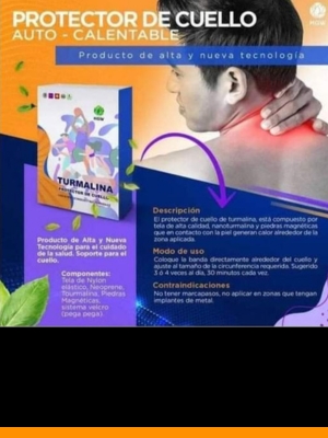 Protector de cuello con turmalina de HGW